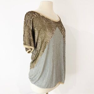 AMEN sequin top